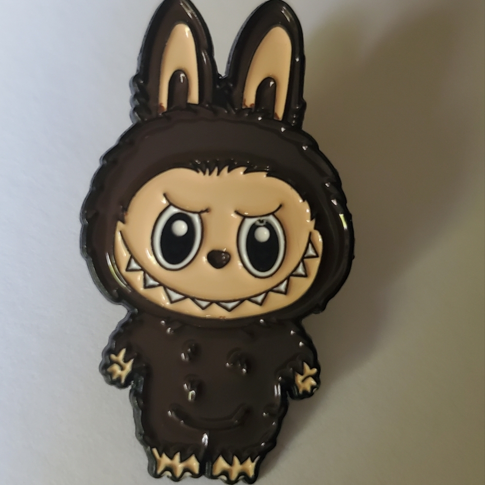 Brown Labubu Enamel Pin